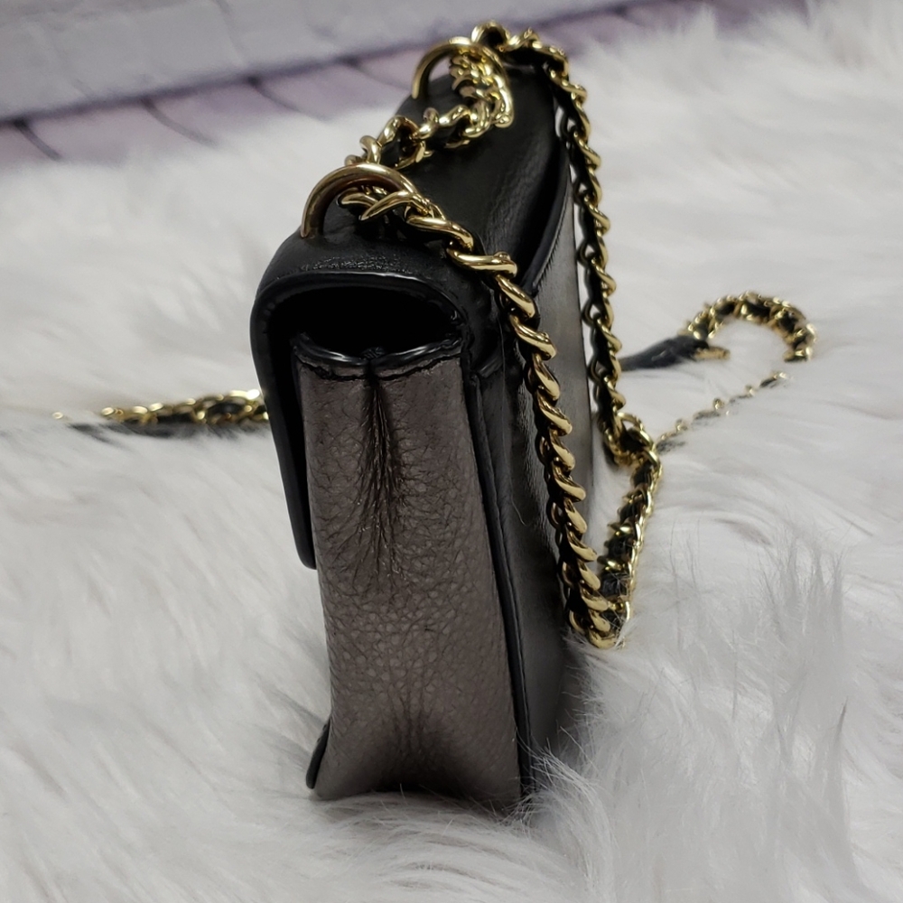 Tory Burch Black Silver Crossbody - Picture 4 of 16